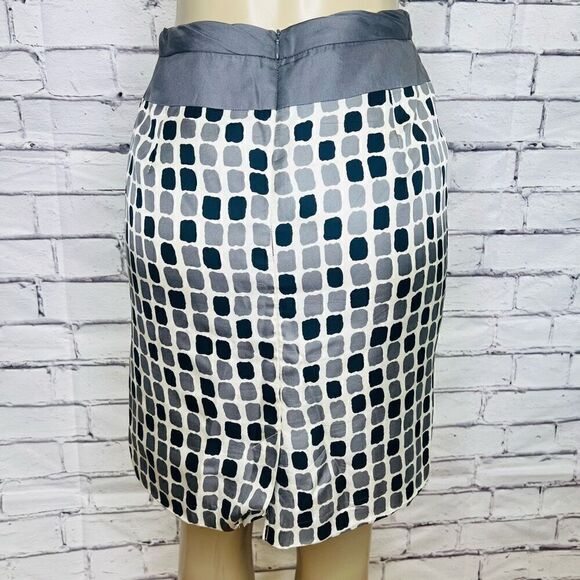 Yoana Baraschi Womens Multicolor Colorblock Lined Above Knee Pencil Skirt Size 4 - Picture 2 of 5